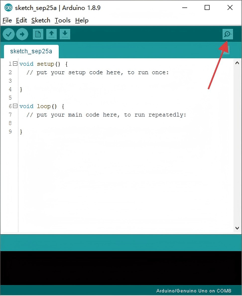2.4 Serial Monitor 2560 | ELEGOO Wiki