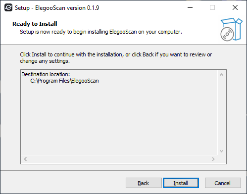 Start installation