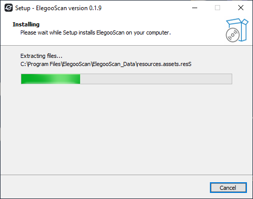 Installation progress