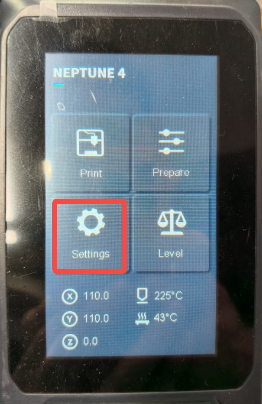 Firmware update step 1