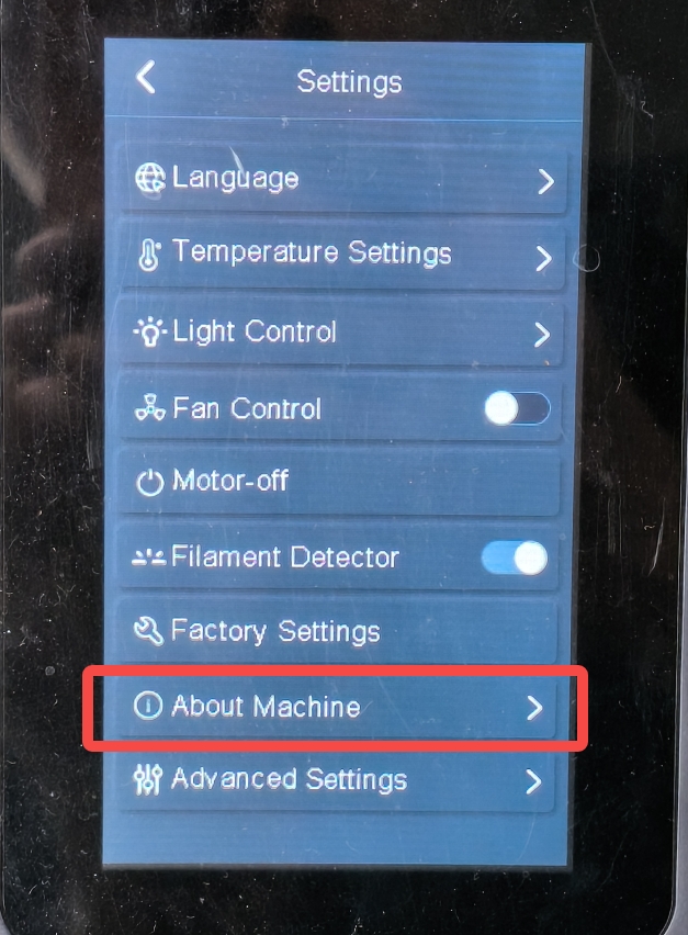Firmware update step 2
